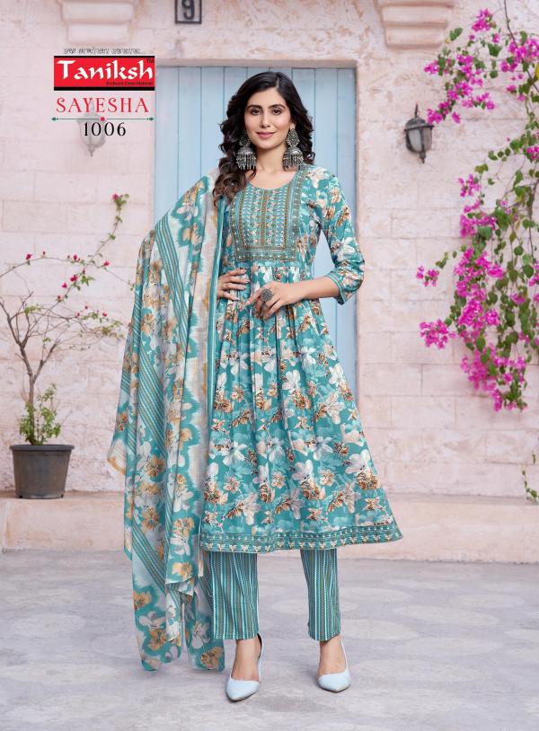 Taniksh Sayesha Vol 1 Cemric Cotton Printed Kurti Bottom With Dupatta